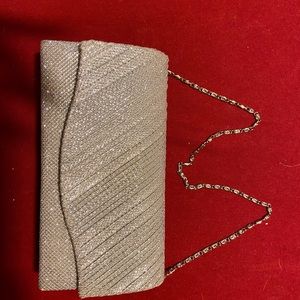 Glitter clutch purse